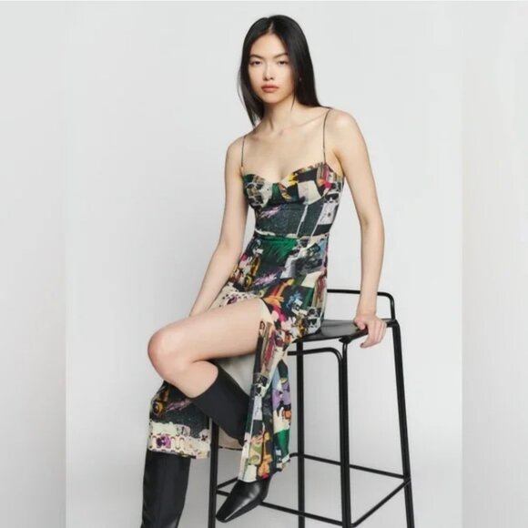 Reformation Decoupage Juliette Dress NWOT - Picture 4 of 5